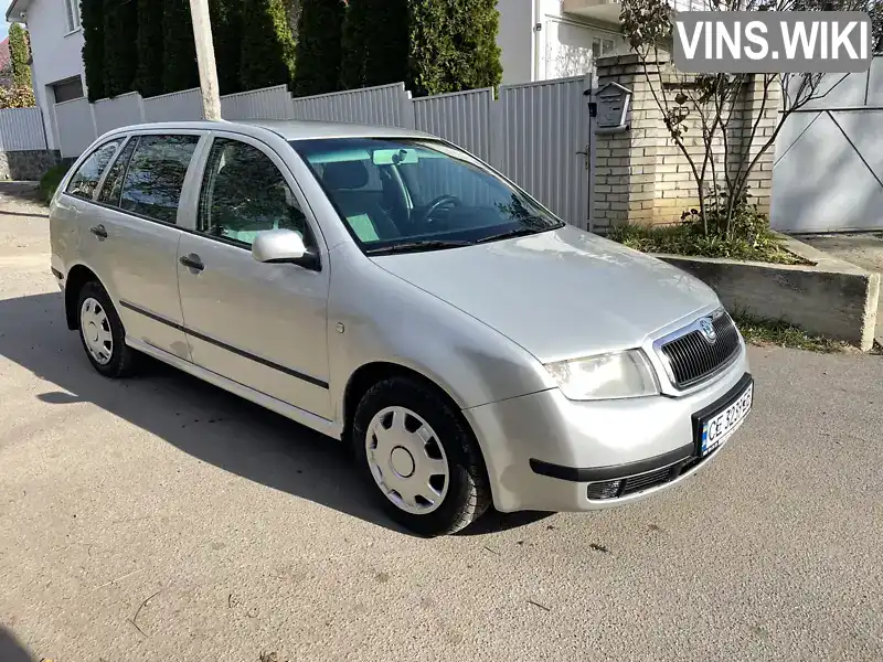 Універсал Skoda Fabia 2001 1.9 л. Ручна / Механіка обл. Чернівецька, Чернівці - Фото 1/21