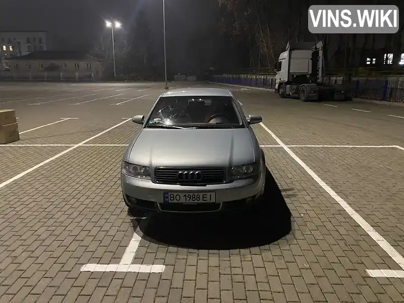 Седан Audi A4 2003 1.6 л. Ручна / Механіка обл. Тернопільська, Тернопіль - Фото 1/11