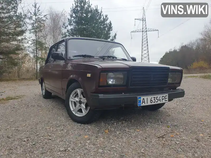 Седан ВАЗ / Lada 2107 2005 1.45 л. Ручна / Механіка обл. Київська, Вишгород - Фото 1/18