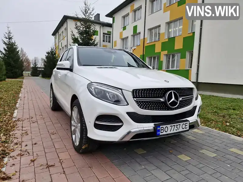 Позашляховик / Кросовер Mercedes-Benz GLE-Class 2016 2.14 л. Автомат обл. Тернопільська, Тернопіль - Фото 1/21