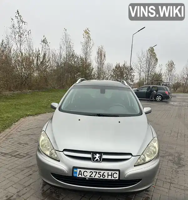 Універсал Peugeot 307 2003 2 л. Ручна / Механіка обл. Волинська, Нововолинськ - Фото 1/15