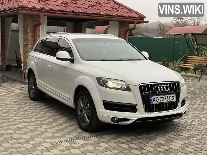 Позашляховик / Кросовер Audi Q7 2012 3 л. обл. Закарпатська, Мукачево - Фото 1/21