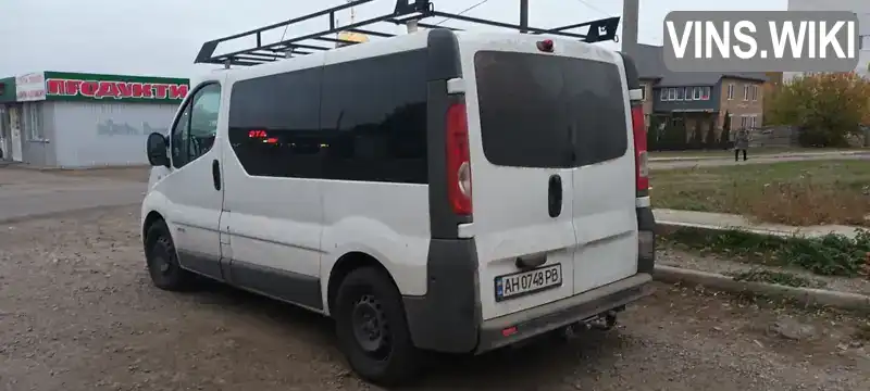 Мінівен Renault Trafic 2008 2 л. Ручна / Механіка обл. Черкаська, Сміла - Фото 1/3