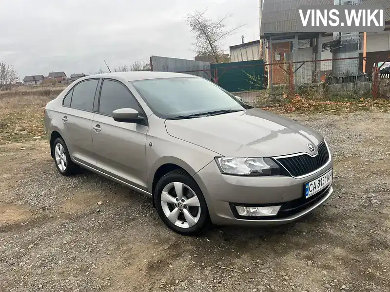 Ліфтбек Skoda Rapid 2013 1.2 л. Ручна / Механіка обл. Черкаська, Умань - Фото 1/21