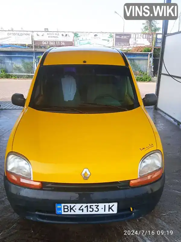 Мінівен Renault Kangoo 1999 1.9 л. Ручна / Механіка обл. Рівненська, Вараш (Кузнецовськ) - Фото 1/6