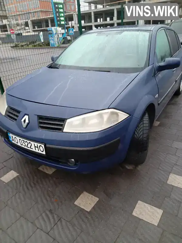 VF1LM1A0H35829502 Renault Megane 2006 Седан 1.4 л. Фото 6