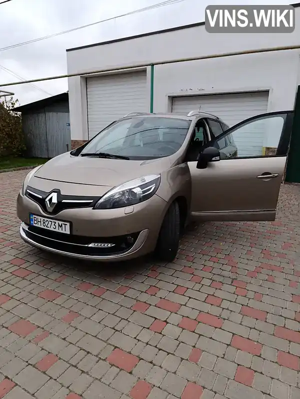 Мінівен Renault Grand Scenic 2013 1.6 л. Ручна / Механіка обл. Одеська, Одеса - Фото 1/15