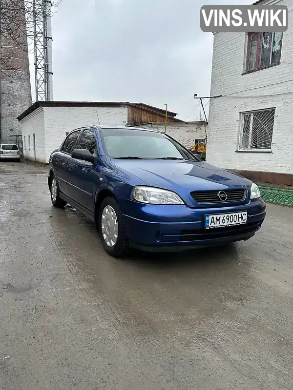 Седан Opel Astra 2005 1.36 л. обл. Житомирська, Звягель - Фото 1/21