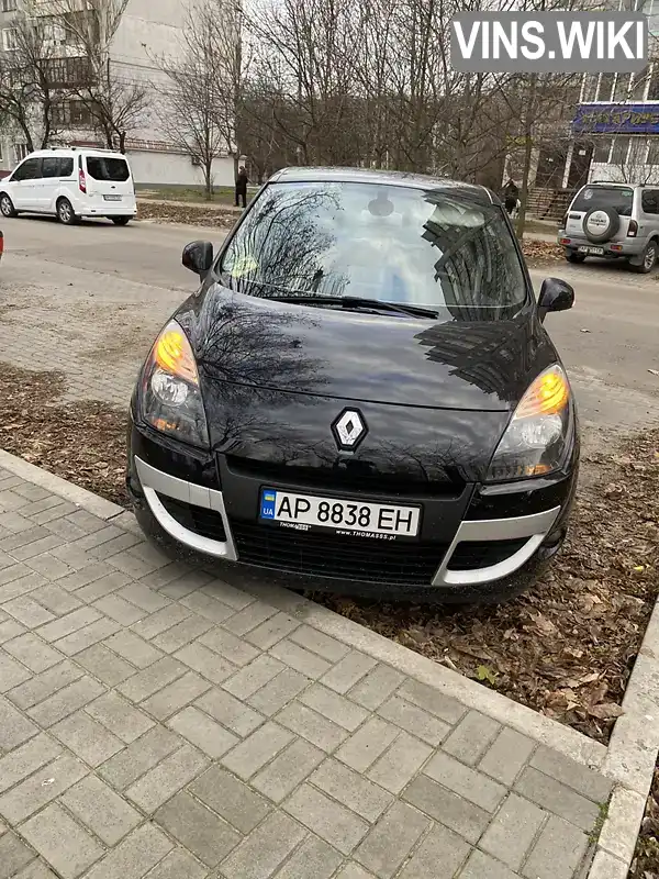 Мінівен Renault Scenic 2011 1.6 л. Ручна / Механіка обл. Запорізька, Запоріжжя - Фото 1/10