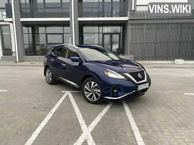 Позашляховик / Кросовер Nissan Murano 2020 3.5 л. Варіатор обл. Черкаська, Черкаси - Фото 1/21