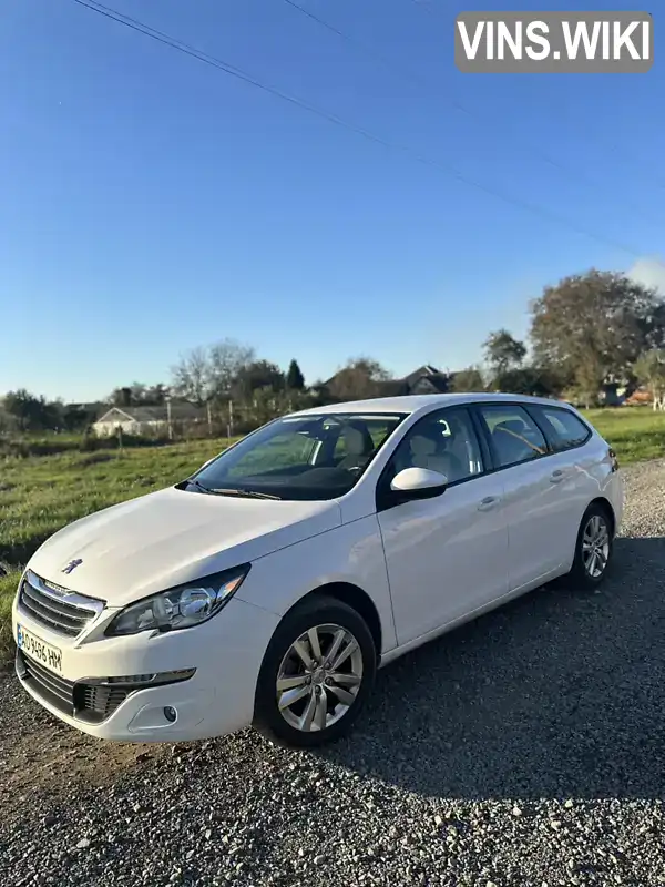 Універсал Peugeot 308 2016 1.56 л. Ручна / Механіка обл. Закарпатська, Мукачево - Фото 1/10