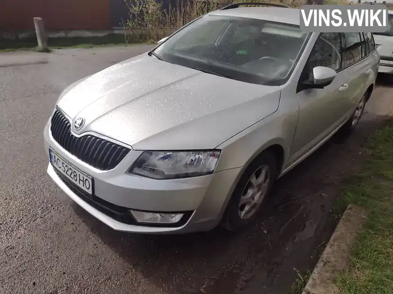 Универсал Skoda Octavia 2015 1.6 л. Автомат обл. Волынская, Ковель - Фото 1/15