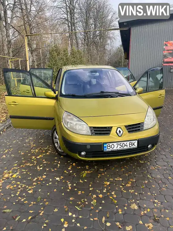 Мінівен Renault Megane Scenic 2003 1.6 л. Ручна / Механіка обл. Тернопільська, Тернопіль - Фото 1/7