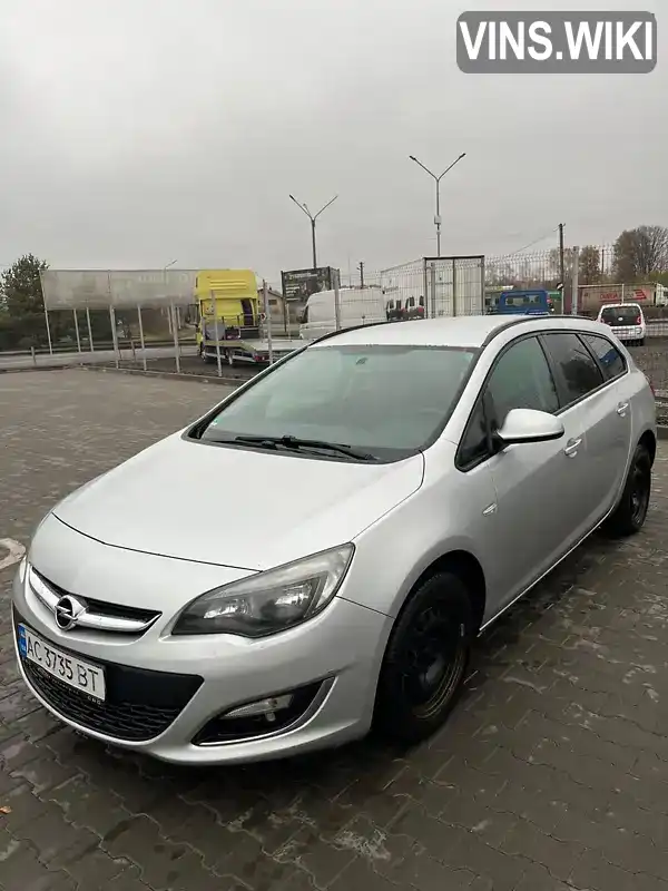 Універсал Opel Astra 2012 1.69 л. Ручна / Механіка обл. Волинська, Нововолинськ - Фото 1/14