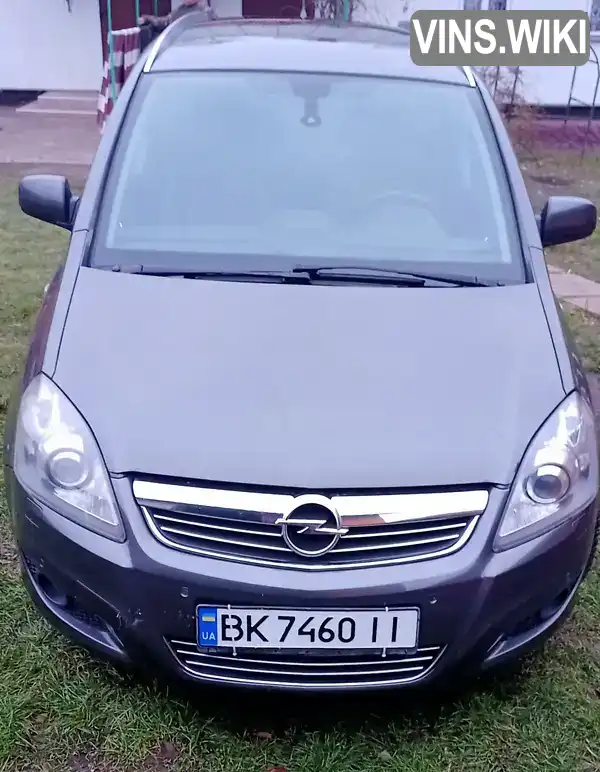 Мінівен Opel Zafira 2010 1.69 л. Ручна / Механіка обл. Рівненська, Дубно - Фото 1/6