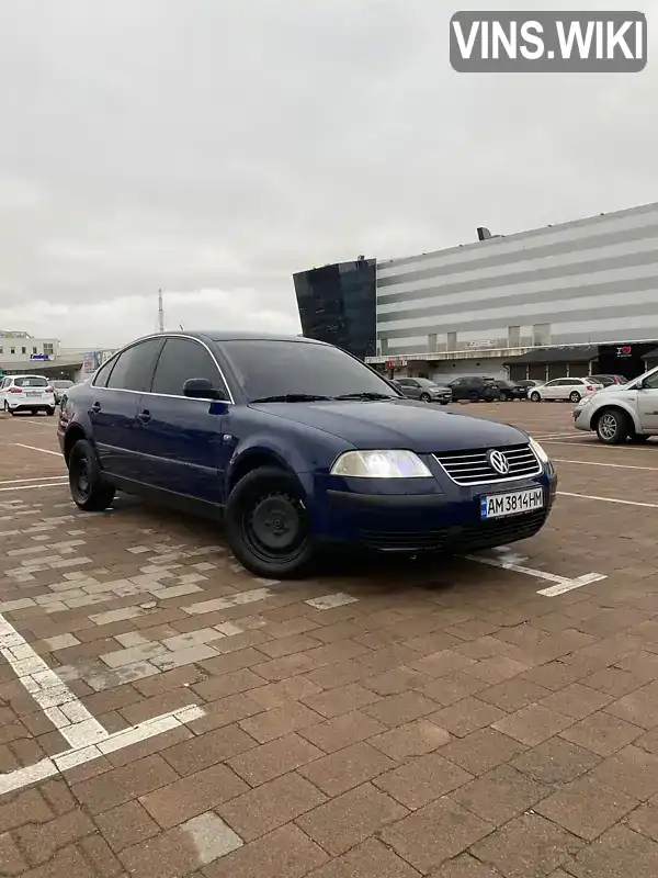 Седан Volkswagen Passat 2001 1.6 л. Ручна / Механіка обл. Житомирська, Житомир - Фото 1/9