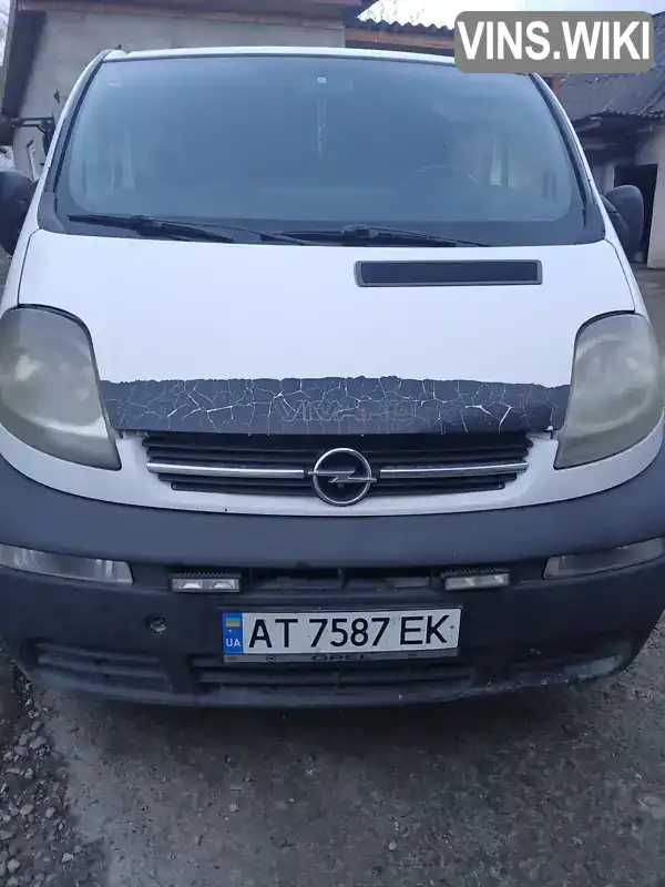 Мінівен Opel Vivaro 2005 1.9 л. Ручна / Механіка обл. Івано-Франківська, Рогатин - Фото 1/21