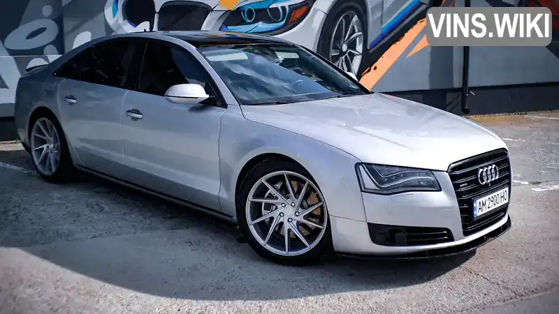 Седан Audi A8 2011 4.2 л. Автомат обл. Житомирська, Житомир - Фото 1/21