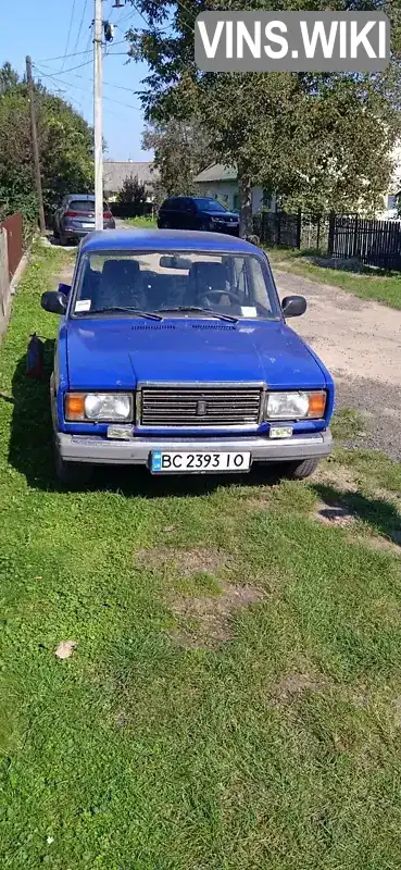 Седан ВАЗ / Lada 2107 2002 1.46 л. Ручна / Механіка обл. Львівська, Жидачів - Фото 1/8