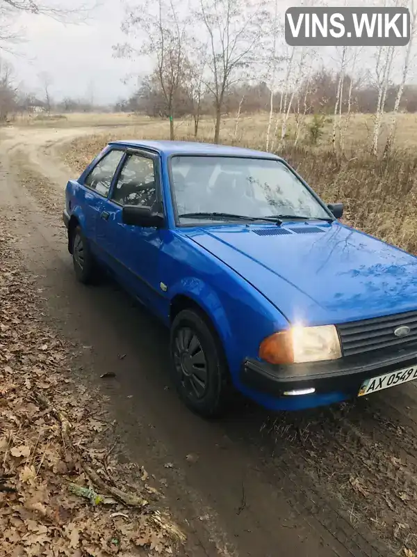 WF0BXXGCABFJ42219 Ford Escort 1985 Хетчбек 1.1 л. Фото 1