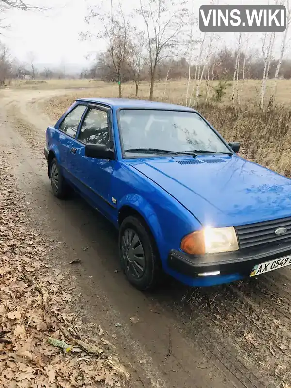 WF0BXXGCABFJ42219 Ford Escort 1985 Хетчбек 1.1 л. Фото 2