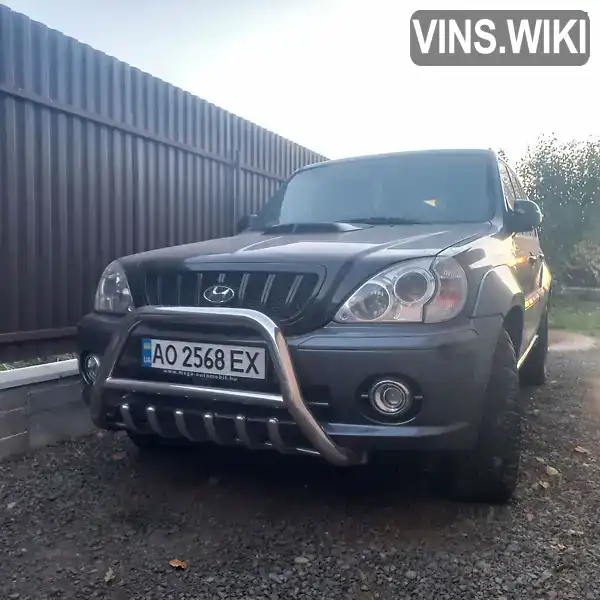 Внедорожник / Кроссовер Hyundai Terracan 2002 2.9 л. Ручная / Механика обл. Закарпатская, Ужгород - Фото 1/8