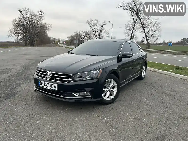 Седан Volkswagen Passat 2017 1.8 л. Автомат обл. Сумська, Ромни - Фото 1/9