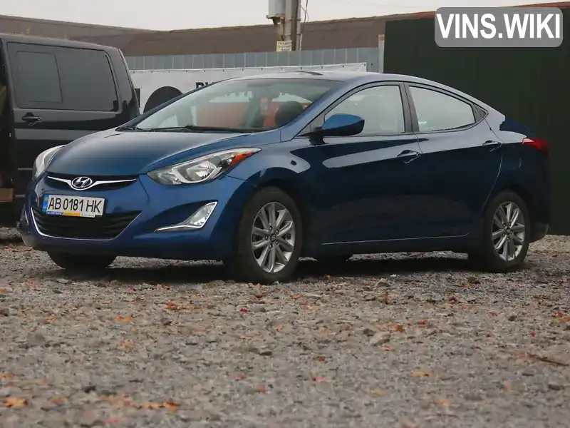 Седан Hyundai Elantra 2015 1.8 л. Автомат обл. Винницкая, Винница - Фото 1/18