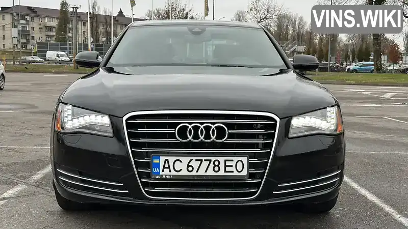 Седан Audi A8 2012 3 л. Автомат обл. Київська, Київ - Фото 1/21