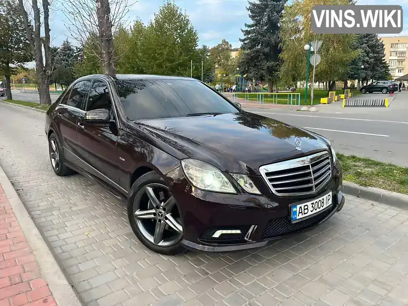 Седан Mercedes-Benz E-Class 2011 3 л. Автомат обл. Вінницька, Вінниця - Фото 1/21