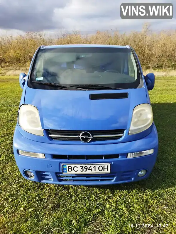 Мінівен Opel Vivaro 2006 1.87 л. Ручна / Механіка обл. Миколаївська, Миколаїв - Фото 1/18