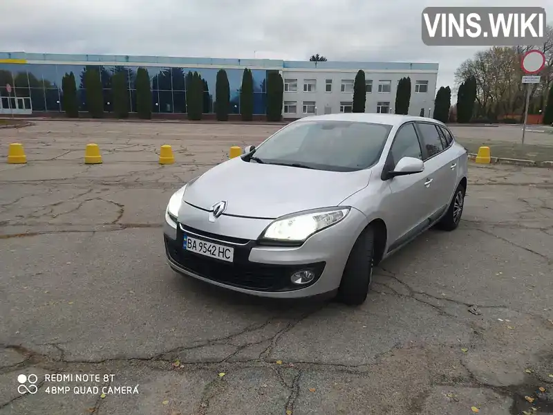 Універсал Renault Megane 2013 1.5 л. Ручна / Механіка обл. Кіровоградська, Кропивницький (Кіровоград) - Фото 1/17