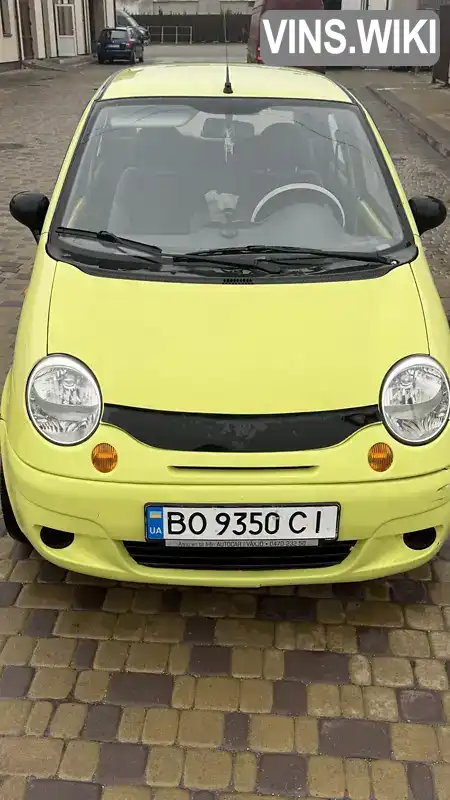 Хетчбек Daewoo Matiz 2010 0.8 л. Ручна / Механіка обл. Тернопільська, Тернопіль - Фото 1/10