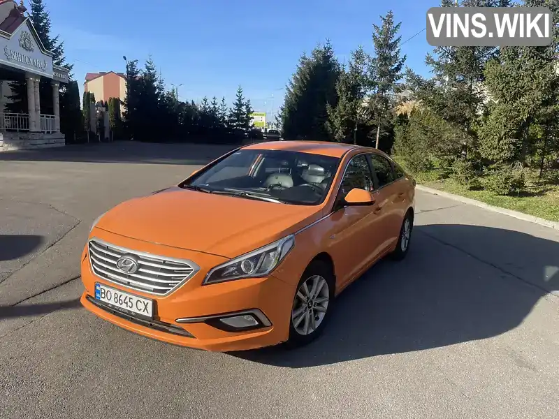 Седан Hyundai Sonata 2016 2 л. Автомат обл. Тернопільська, Тернопіль - Фото 1/9