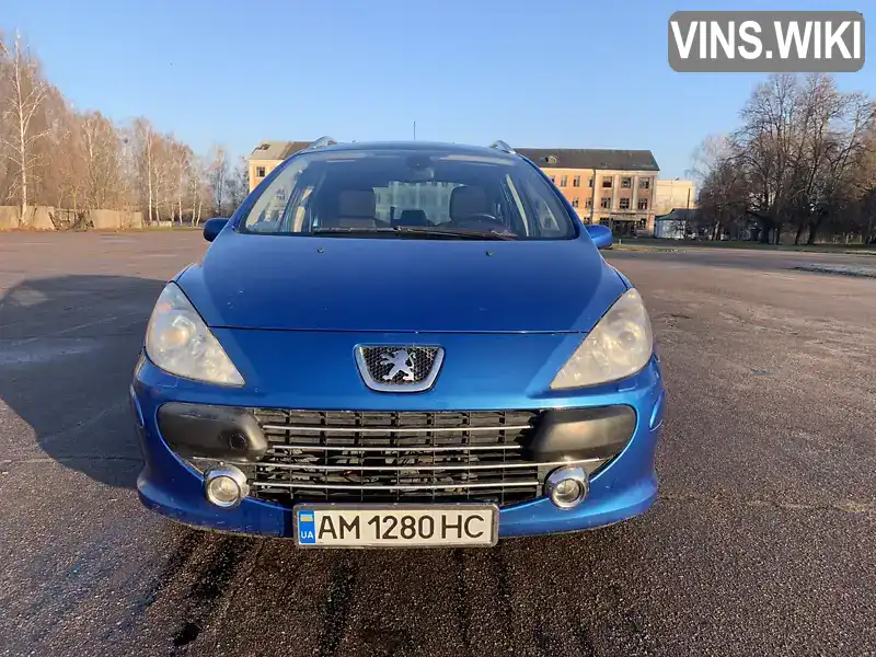 Універсал Peugeot 307 2005 2 л. Ручна / Механіка обл. Житомирська, Ємільчине - Фото 1/21