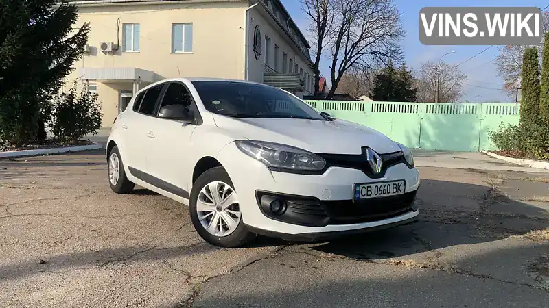 Хетчбек Renault Megane 2014 1.5 л. Ручна / Механіка обл. Чернігівська, Чернігів - Фото 1/21