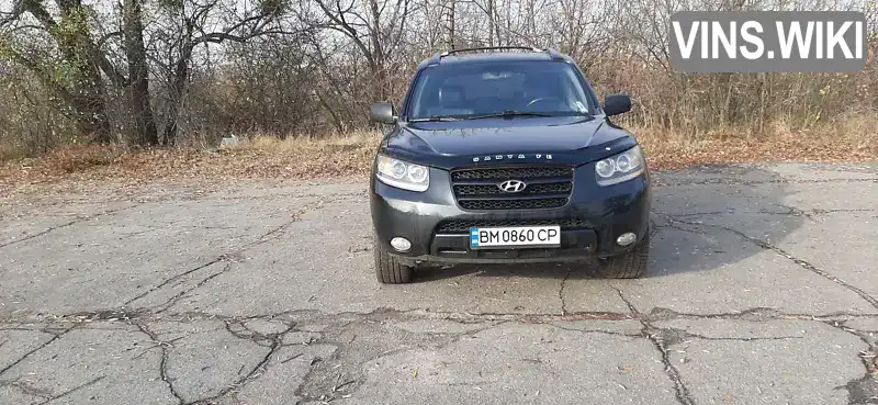 Позашляховик / Кросовер Hyundai Santa FE 2006 2.19 л. Автомат обл. Сумська, Суми - Фото 1/11