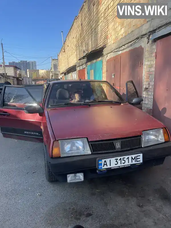 Хетчбек ВАЗ / Lada 2109 1992 1.5 л. Ручна / Механіка обл. Київська, Київ - Фото 1/10