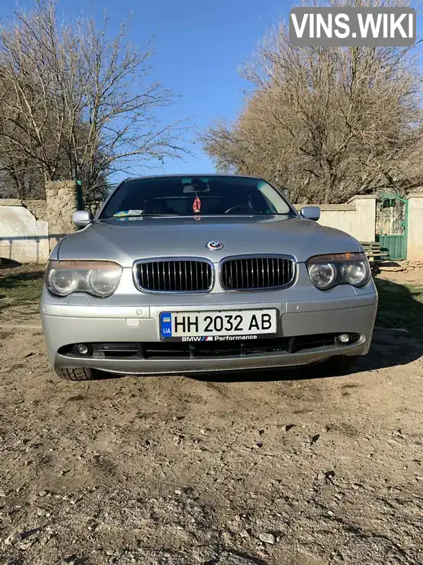 Седан BMW 7 Series 2002 null_content л. Автомат обл. Одеська, Сарата - Фото 1/13