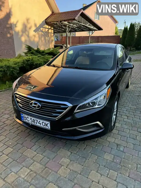 Седан Hyundai Sonata 2015 2.36 л. Автомат обл. Львівська, Трускавець - Фото 1/14