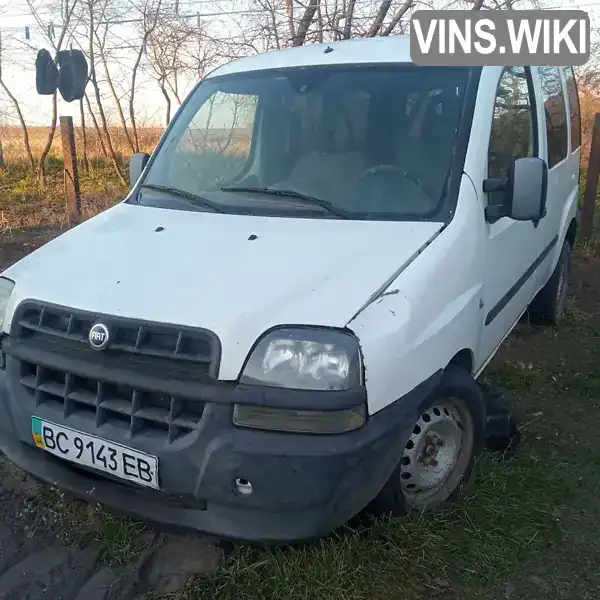 Мінівен Fiat Doblo 2001 1.91 л. Ручна / Механіка обл. Львівська, Рава-Руська - Фото 1/5