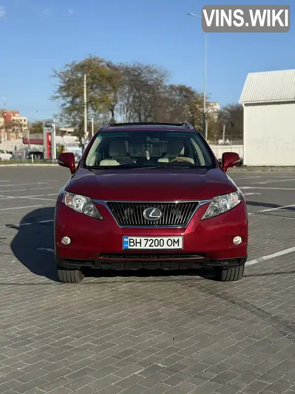 Позашляховик / Кросовер Lexus RX 2010 3.5 л. Автомат обл. Одеська, Одеса - Фото 1/21