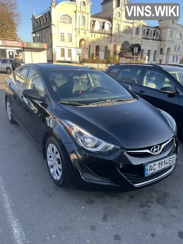 Седан Hyundai Elantra 2014 1.8 л. Ручна / Механіка обл. Волинська, Луцьк - Фото 1/13