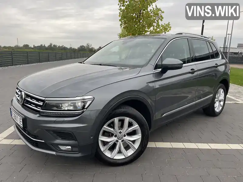 Позашляховик / Кросовер Volkswagen Tiguan 2020 1.97 л. Автомат обл. Закарпатська, Мукачево - Фото 1/21