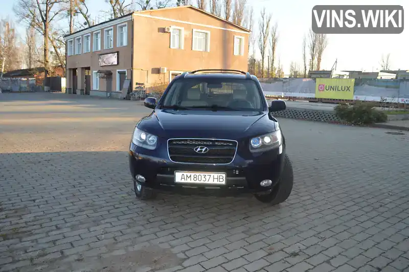 Позашляховик / Кросовер Hyundai Santa FE 2006 2.19 л. Автомат обл. Житомирська, Малин - Фото 1/17