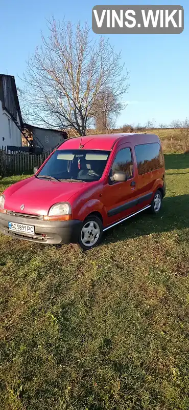 Мінівен Renault Kangoo 2002 1.46 л. Ручна / Механіка обл. Львівська, location.city.shehyni - Фото 1/13