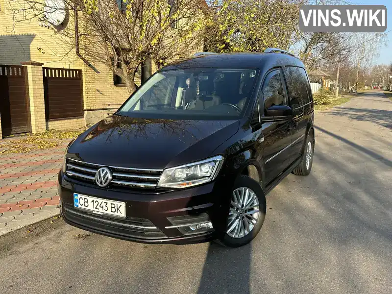 Мінівен Volkswagen Caddy 2015 1.97 л. Автомат обл. Чернігівська, Сосниця - Фото 1/21