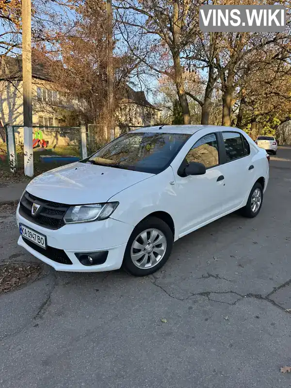 Седан Dacia Logan 2016 1.2 л. Ручна / Механіка обл. Київська, Київ - Фото 1/10