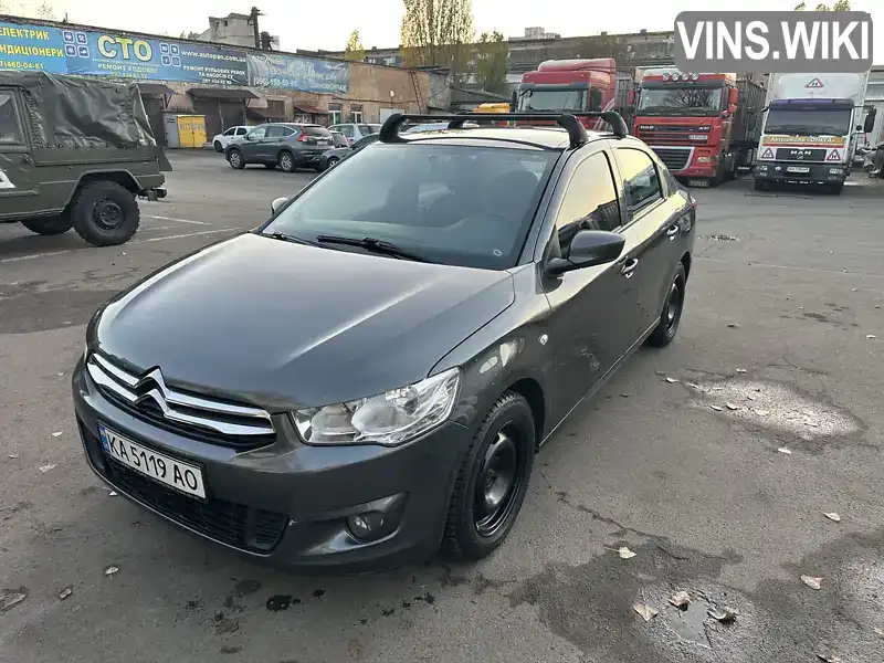 Седан Citroen C-Elysee 2016 1.2 л. Робот обл. Київська, Київ - Фото 1/21