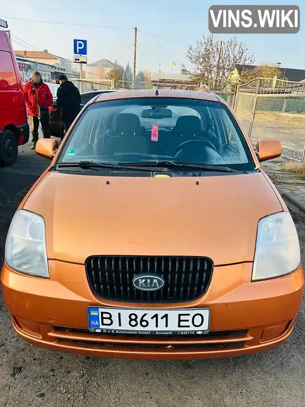 Хетчбек Kia Picanto 2005 1.1 л. Ручна / Механіка обл. Полтавська, Миргород - Фото 1/10